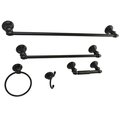 Furnorama 5 PieceProvence Collection Towel Bar Bath Hardware Set; Oil Rubbed Bronze FU340276